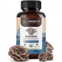 Longevity Botanicals Organic Maitake Mushroom Extract Capsules (120) Konsentrert 10:1 forholdet | 100% Fruiting Bodies | Grifola frondosa Naturlig Supplement for Gut Helse og immunitet støtte
