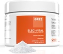 GREZ ELEC-Vital elektrolytter pulver Ingen sukker - Hydration pulver, Keto elektrolyserer ingen sukker - Complete Mineral Support, Natrium, Kalium, magnesium, sink - 60 Serveringer