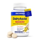 Enzymedica DairyAssist Chewable, 2-i-1 Digestive Enzymer for Dairy, Laktose og Casein Digestion, Fast-Active Formula for gass og Bloating Relief, 60 Chewable Tabletter