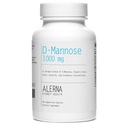 D-Mannose 1000 mg - Urinal Tract Health - med Cranberry Concentrate, Organic Rose HIPS, Acerola Extract - 60 Vegetariske kapsler