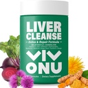 VivoNu Milk Thistle Silymarin & Dandelion Root Liver Helse Støtte, Antioksidant støtte, Detox (60 kapsler/1 flaske)