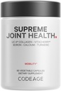 Codeage høyeste felles helse, UC-II kollagen kapsler Type II, VitaCherry Sport Cherries, Bor, Kalsiumfruktoborate, Hyaluronsyre, Turmeric, Bromelain & Boswellia Supplement, Ikke-GMO, 60 greve