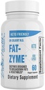 Dr. Colbert's Keto Zone Fat-Zyme - Ketogen Digestive Enzymes - HIgh Lipase - Vegan & Vegetarisk Enzyme - 30 dagers forsyning - inneholder høye mengder enzymer som bryter ned grønnsaker og fetter