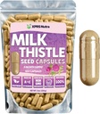 Melk Thistle Seed Capsules - 360 Count (6 måneders forsyning) Premium Melke Thistle Supplement rik på Silymarin å støtte lever og digestion - ren, ikke-GMO Cardo Mariano Milk Thistle piller
