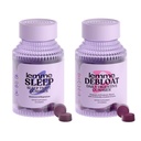 Lemme Sleep & Debloat Bundle - Sleep Gummies, en narkotikafri nattehjelp & Debloat Gummies for Digestive & Gut Health, Probiotika og prebiotika - Glutenfri, Gelatinfri, Ikke-GMO - 60 Ct. Hver.