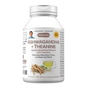 ANDREW LESSMAN Ashwagandha + Theanine 60 kapsler - standardisert ekstrakt. Fremmer avslapning, fokus og balansert humør. Små enkle å svelge kapsler