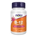 NU Kosttilskudd, vitamin B-12 1000 mcg med folsyre, nervesystem helse*, 100 Chewable Lozenges