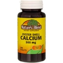 Naturens blanding Oyster Shell Kalsium 500 mg tabletter - 100 ct, pakke med 2