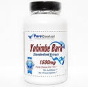 Yohimbe Bark Standardisert Ekstrakt 1500 mg // 200 kapsler // ren // ved PureControl kosttilskudd