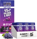 Ernæringsdesign LPS flytende kollagen & Whey Protein Supplement - ikke-GMO drikke, sukker-fri - fremmer sunn hud og hår for menn og kvinner, korn, enkelt servere (25 pakker)