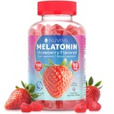 Melatonin Gummies - 10 mg Jordbær Flavored Diett Kosttilskudd for å hjelpe støtte søvn - 150 Vegan Gummies