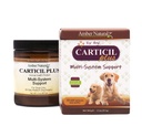 Amber NaturalZ Carticil Plus Herbal Supplement for hunder | Multi-system støtte for felles, Digestive og immun helse | Naturlig hjelp for total velvære og vitalitet | 30-dagers middelstor hundeforsyning