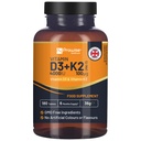 Vitamin D3 4000IU & K2 MK7 100μg vegetariske tabletter I 180 (6 måneders forsyning) Jeg lett å svelge kosttilskudd for immunstøtte, kalsiumforsterkning, bein og muskler jeg laget i Storbritannia av provis Healthcare