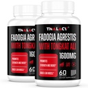 1600mg Fadogia Agrestis Tongkat Ali Supplement, Fadogia Agrestis Ekstrakt for menn med Ashwagandha - Maks styrke, 120 Softgels