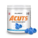 ALLMAX Ernæring Aminocuts (ACUTS), Amino-Charged energidrikk med Taurin, L-karnitin, Grønn Kaffebønne ekstrakt, Blå bringebær, 36 serveringer