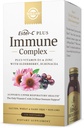 Solgar Ester-C Plus Immune Complex -120 Softgels, 24-timers immunstøtte, støtter øvre respirasjonshelse - Plus D3, Zink, Elderberry & Echinacea - Ikke-GMO, Glutenfri, Dairy Free - 60 Services,