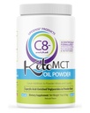 LifeSense C8 beriget MCT oljepulver uslavoret utgitt fra kokosolje, keto-vennlig, utviklet av PhD Nutrition i USA, optimalt brensel for hjernen og kroppen
