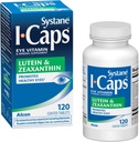 Systane ICaps Øye Vitamin & Mineral Supplement, Lutein & Zeaxanthin Formula, 120 belagte tabletter