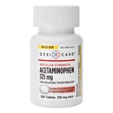 GeriCare Regular Strength Acetaminophen Pain Relief Fever Reducer Tablets, Strength 325mg Tablet | Joint, Muscle, Arthritis, Back Pain Relief 200 Count (Pack of 1)