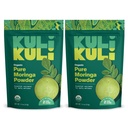 Kuli Kuli Moringa Oleifera Organic Leaf Powder & Green Smoothie, 100% ren USDA-sertifisert og ikke-GMO Moringa Powder, Flott med Smoothies, Te og Mat, 2 Pack