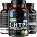 N1N Premium 5-HTP 200mg Plus Kalsium, laget av Griffonia Seed Extract, Ikke GMO og Glutenfri, 120 Caps