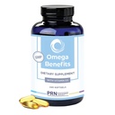PRN De Omega 3 Supplement - 240 Softgels, 60-dagers Supply - rTG Omega 3 Fettsyrer med 1680mg EPA, 560mg DHA og vitamin D for huden, felles, øye og hjerte helse