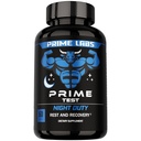 Prime Labs Night Duty - Natttid Testosteron Booster & søvn støtte - PM hvile og muskel gjenoppretting kosttilskudd - 60 greve