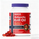NYO3 Krill Olje Omega 3 Supplement 1000 mg 90 Softgels EPA & DHA, ren antarktisk krillolje med Astaxanthin og 56% Fosfolipider Laboratorium Testet