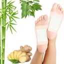 Lympatisk dressing Ginger Foot Pads 50 Pads - Ginger Olje Foot Patches dyp rengjøring søvn hjelpemidler lindre stress og tretthet forbedre søvnkvalitet