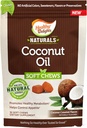 Sunn Delights Naturals, Kokosolje Myk Chews, fremmer sunn metabolisme, hjelper kontroll aptit, Delicious Coconut Caramel Flavor, 30 greve