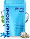 Håndsome, Marine kollagen tabletter forbedret med Aloe Vera, Hydrolysert kollagen kosttilskudd for menn, 60 kapsler per pung