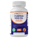 Vitamatic Pumpkin Seed Oil 2000 mg Softgel Kapsler per servering - 180 Softgels - 1000 mg per softgel