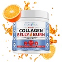 Multikollagen pulver med typer I, II, III, V, X - Vektkontroll Supplement med vitamin C & Hyaluronsyre - støtter hud, hår, negler, metabolisme, ledd og muskel helse – 20 serveringer (1)