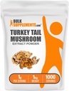 BulkSupplements.com Tyrkia Tail Mushroom Ekstrakt pulver - Coriolus Versicolor Extract, Mushroom Supplement - Vegan & Glutenfri, 1g per servering, 1kg (2,2 lbs) (Pack of 1)