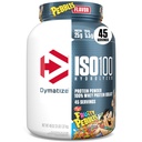Dymatize x Fruity Pebbles ISO100 Whey Protein pulver isolat, 25g protein, 5,5 g BCAA, 120 Cal., Glutenfri, 1g fett, 1g sukker, 2g karbohydrat (45 serveringer)