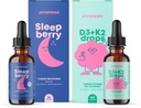 JoySpring vitamin D3 K2 for barn kan støtte sunn immunsystem vitamin D for barn og flytende melatonin for barn søvnstøtte