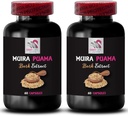 Plantebasert energikilde - MUIRA PUAMA BARK EXTRACT - balansert strømkirurgi, Herbal Drive Activization, Rutine Energizer, Endurance Recharge, Eventyr Leslighet, Strømkilde 2 flasker 120 kapsler