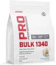 GNC Pro Performance Bulk 1340 Mass Gainer Protein pulver, 50g, Glutenfri, Whey, Kreatin, BCAA, 3. part testet, Muskelutvinning og vekst, Mikronæringsstoffer, Vanilla Iskrem, 9 serveringer