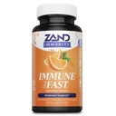 ZAND Immunmunity Immune Fast Zesty Orange Chewables - Immune Support Supplement w/Epicor Fermented Yeast, Vitamin C 1000mg, Sink, Echinacea - Ikke-GMO, Vegan, Glutenfri, 60-dagers garanti, 10 Services