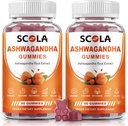 Ashwagandha Gummies, rolige gummies med Ashwagandha Root Extract Vitamin D Zink, Ashwagandha Supplement for søvnstress balanse, Vegansk, ikke-GMO, Glutenfri, 120 greve
