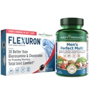 Renhetsprodukter Bundle - Menns perfekte multi + Flexuron felles formel menns multi støtter sunn vitalitet, energi +Mer - Flexuron - 3X bedre enn glukosamin & Chondroitin - 30 dagers levering