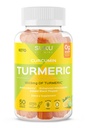 SUKU Turmeric Curcumin Sugar Free Gummies med 1003 mg gurkemeie - Black Pepper beskytter leveren, forbedrer sammensmelting, inflammasjonsrespons og felles helse – sitron lime smak (50 gummies)