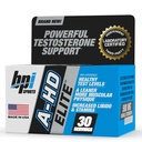 BPI Sports A-HD Elite – menns kraftige Testosteron Booster for utholdenhet, styrke, seksuell støtte – støtter muskel, libido og metabolisme – naturlige testosterontilskudd – 30 serveringer – 500 mg