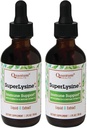 Quantum Super Lysin + væskeekstrakt 2 fl oz (59 ml) væske (pakke på 2)