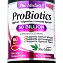 FITO MEDIC'S Lab - Probiotika for kvinner - 50 milliarder CFU probiotika- 60 dagers servering s -probiotika for digestiv helse- 16 - probiotika - blanding. Fremmer sammenfallende balanse.