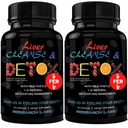 Forsker Labs 2 Pack Doctor Anbefalt Premium Liver Detox Cleanse & Support w/Milk Thistle, Beet Root, Dandelion. 23 Kraftige urter for kraftig avgiftsberegning