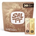 SALTT Electrolytes pulver pakker, Cocoa Variety Pack (30 pakker) - Magnesium, Kalium, Natrium, Spor Mineraler - Vegan, Sukkerfri, Glutenfri - Reise Essentials - laget i USA