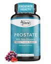 Pure By Nature Prostate Supplement for menn, Beta Sitosterol Prostate Helse Supplement med sink for urinveistrakt støtte, Ease hyppig urinasjon og forbedret søvn, glutenfri, ikke-GMO 90 kapsler