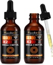 Væske vitamin D3 K2,Vitamin D-dråper,vitamin D3 K2,Litamin vitamin D,vitamin D-væske, organisk vitamin D, D3 K2-vitamin Supplement,vitamin D3 og K2,D3 K2 vitamin Supplement (2pack)