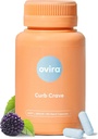 Ovira Curb cravings Supplements - Inneholder WackerOBLOCK, Energistøtte Kapsler, ernæringskosttilskudd for menn og kvinner, Chromium-100mg